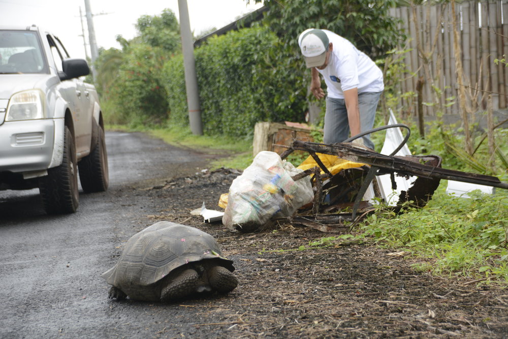 Figure 1. Waste collection in a rural area. Photo: Carolina Peñafiel